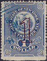 State of New York Stock Transfer Tax Stamps